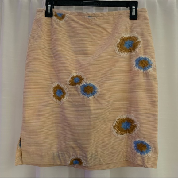 TOCCA Dandelions Silk Blend Skirt - Size 8 - Picture 5 of 6